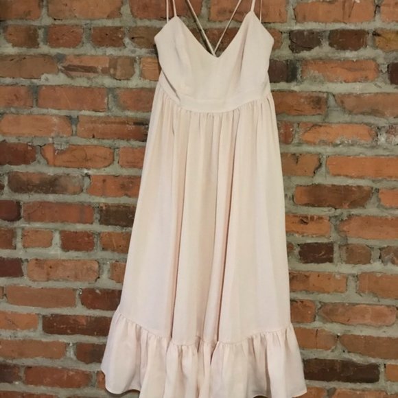 J. Crew Dresses & Skirts - J.Crew Pale Pink Midi Dress
